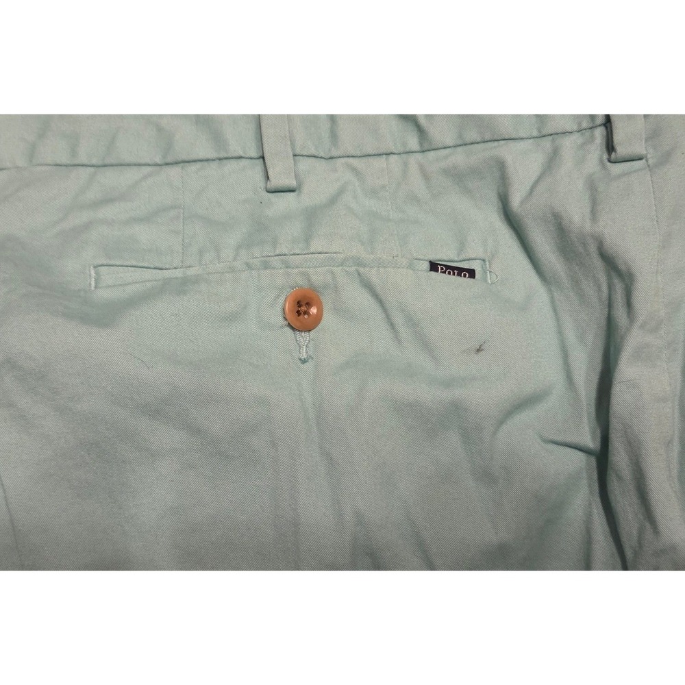 Polo Ralph‎ Lauren Shorts Mens SZ 40 Cool Green Stretch Classic Fit Chino Cotton - Picture 4 of 10